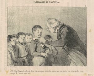 Mr. Alfred Cabassol, receive this sign of honor by Honoré Daumier