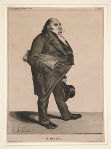Mr. Barthe, plate 294 from the series Celebrities of Caricature