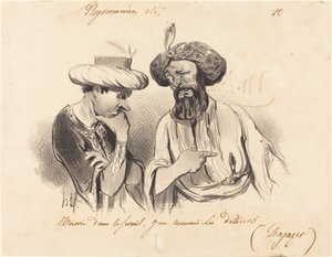 Raised in the Seraglio by Honoré Daumier