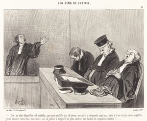Yes, they want to strip this orphan... by Honoré Daumier