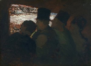 Audience at the Theater by Honoré Daumier