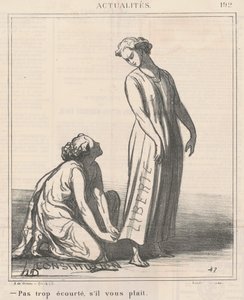 Not too short, please by Honoré Daumier
