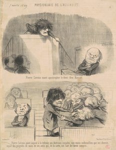 Pierre Leroux Daring to Apostrophize... by Honoré Daumier