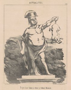 Project for a Statue ... to Odilon-Nemrod