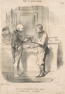 What Have You Become, Mr. Lebrun? by Honoré Daumier