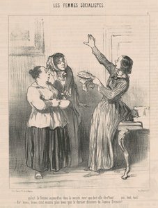 What is the Woman Today in Society... by Honoré Daumier