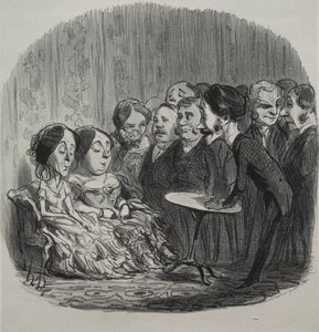 Rapping Spirits by Honoré Daumier
