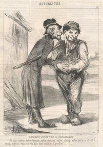 Ratapoil Making Propaganda: If you love your wife, your house, your field, your heifer, and your calf, sign, you don