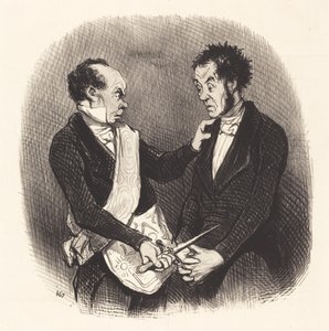 Reception of a Freemason by Honoré Daumier