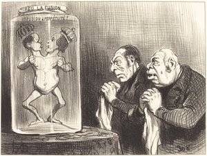 Superfluous Regrets! by Honoré Daumier