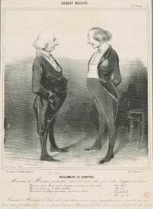 Settling Scores by Honoré Daumier