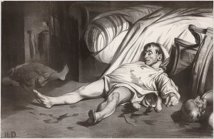 Rue Transnonain, April 15, 1834. 1834 by Honoré Daumier