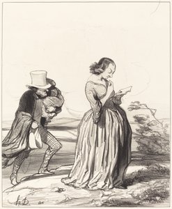 Saperlotte!... how I wish... that my wife had finished... by Honoré Daumier