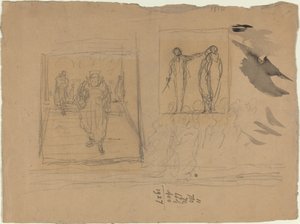Scene in a Palace of Justice by Honoré Daumier