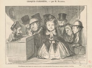If Patience Were Banished from the Rest... by Honoré Daumier