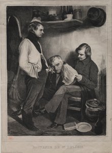 Souvenir of the Prison of Ste. Pélagie by Honoré Daumier