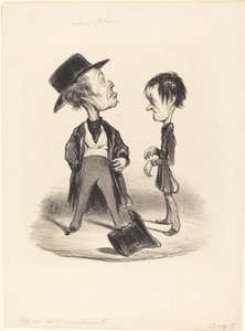 So Be Polite... by Honoré Daumier