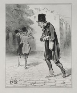 The Bohemians of Paris, Plate 4: The Collector of Cigar Stubs
