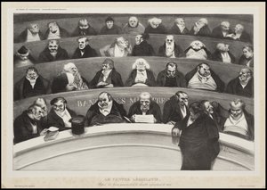 The Legislative Belly by Honoré Daumier