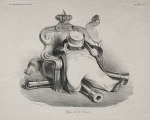 The Repose of France by Honoré Daumier