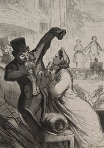 The Theatre: The Last Scene by Honoré Daumier