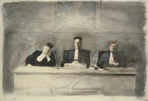 The Three Judges by Honoré Daumier