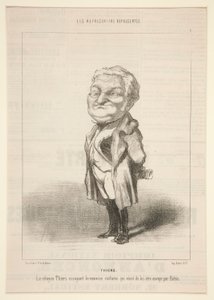 Thiers: Citizen Thiers Trying on the New Costume Sent to Him by Bavin