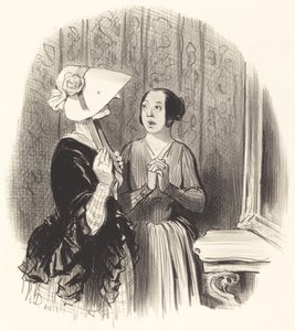 A Pamela Hat by Honoré Daumier