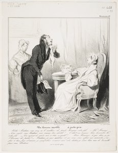 Un Homme Sensible (Caricaturana 43) by Honoré Daumier