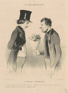 A Day of the First Performance by Honoré Daumier