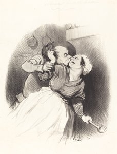 A Return of Youth by Honoré Daumier