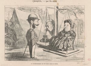A Fashionable Entertainment by Honoré Daumier