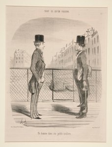A Man in His Small Shoes, from Tout Ce Qu by Honoré Daumier