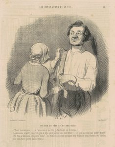 A Day of Celebration and Suspenders by Honoré Daumier