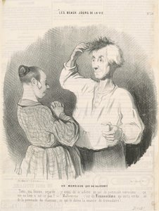 A Gentleman Rejuvenating Himself by Honoré Daumier