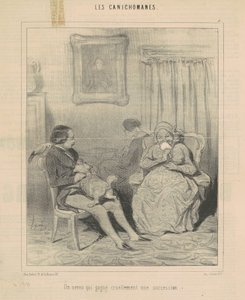 A Nephew Who Cruelly Wins an Inheritance by Honoré Daumier