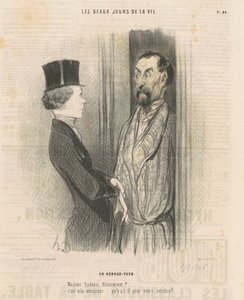 A Rendezvous by Honoré Daumier