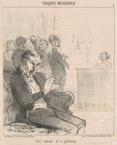 A Victim of Politeness by Honoré Daumier