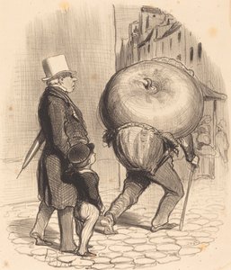 A Botany Lesson by Honoré Daumier
