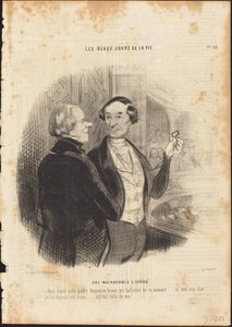 A Mistress at the Opera by Honoré Daumier