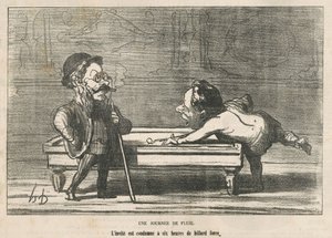 A Rainy Day by Honoré Daumier