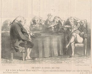 A Session of the Council of Five