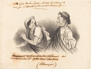 Go... Admire Your Fury... by Honoré Daumier