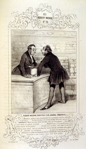 Illustrations about Ideas and Legends Philipon under the Title Les Cent and Robert Macaire