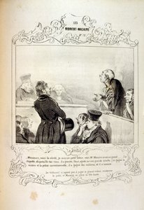Illustrations about ideas and legends Philipon under the title Les Cent and Robert Macaire by Honoré Daumier