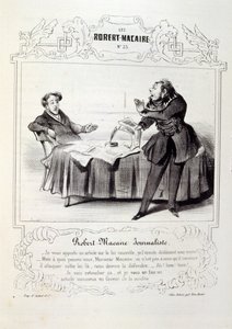 Illustrations about ideas and legends Philipon under the title Les Cent and Robert Macaire