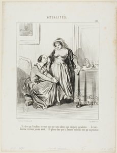 "- And to think that Prudhon did not want us to attend the socialist banquets.... the poor man has never loved..... he totally ignores that it is the woman