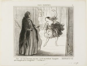 Difficult to Imagine, Plate 11 from Croquis Dramatiques