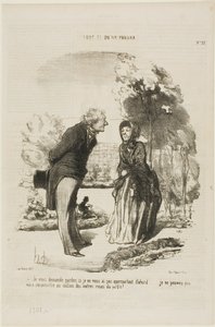 I am sorry that I did not recognize you right away. I could not distinguish you from all the other roses!, plate 55 from Tout Ce Qu