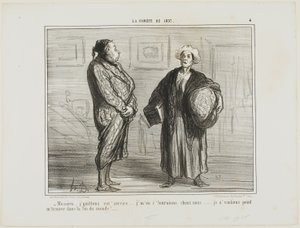 "- Monsieur, I quit your service, I am going home... I don